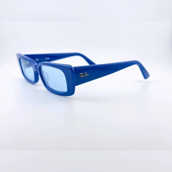 Ray-Ban Sunglasses RB4425 Teru Bio Based Polished Electric Blue Light blue Lens - Picture 9 of 14